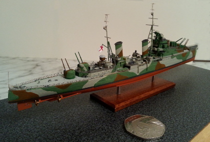 1:700 HMS Naiad from Flyhawk kit